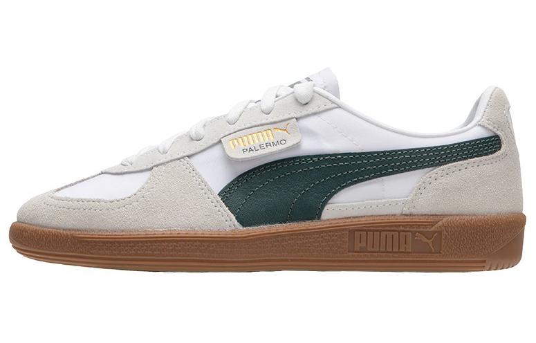 PUMA Palermo Low-Top Casual Shoes Unisex Gray Green