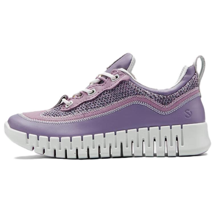 Ecco Wear-Resistant Low-Top Trekking Shoes Women's Purple