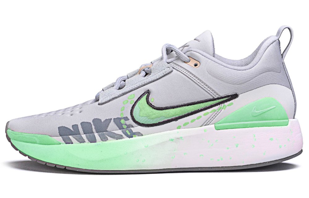 Nike E-Series 1.0 Running Shoes Men Low-Top Gray Green