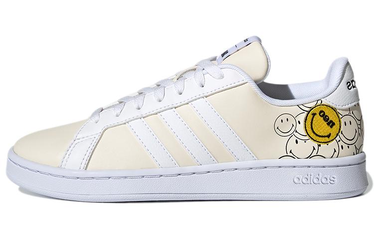 Adidas Neo X Smiley Grand Court 'Cream Yellow' Women's