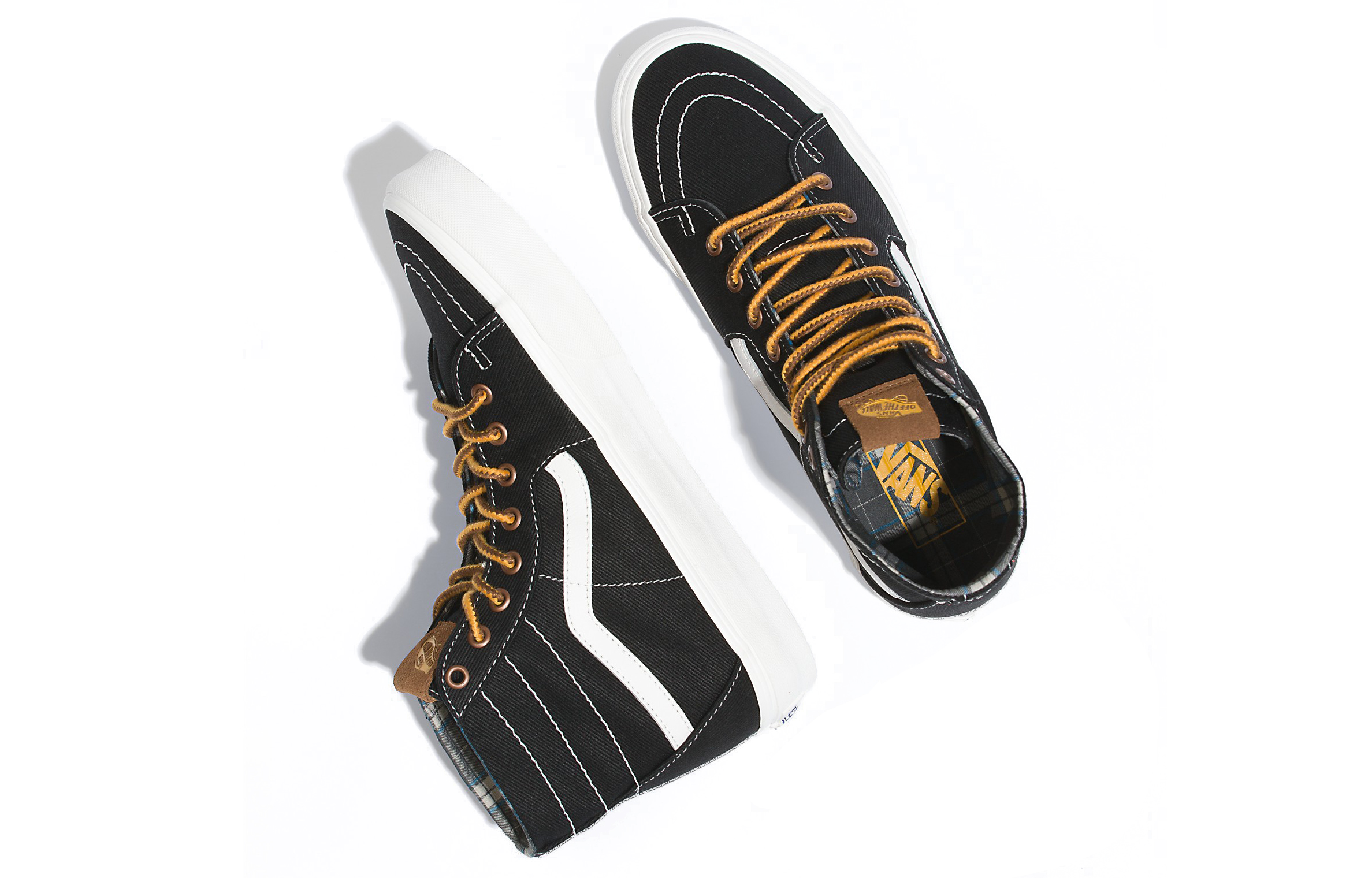 Vans SK8 HI Ca Throwback 'Black Yellow' купить в интернет-магазине Yoocart с быстрой доставкой по России.