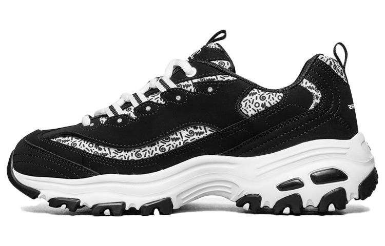 Skechers D Lites 1.0 White/Black Women's