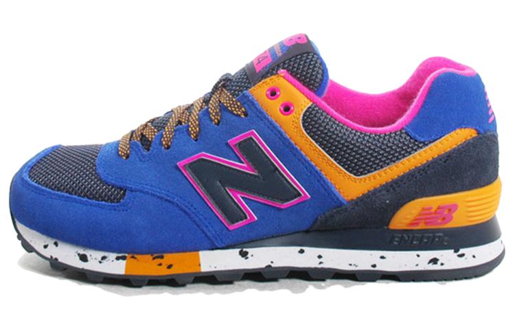 New Balance 574 Blue Pink Orange