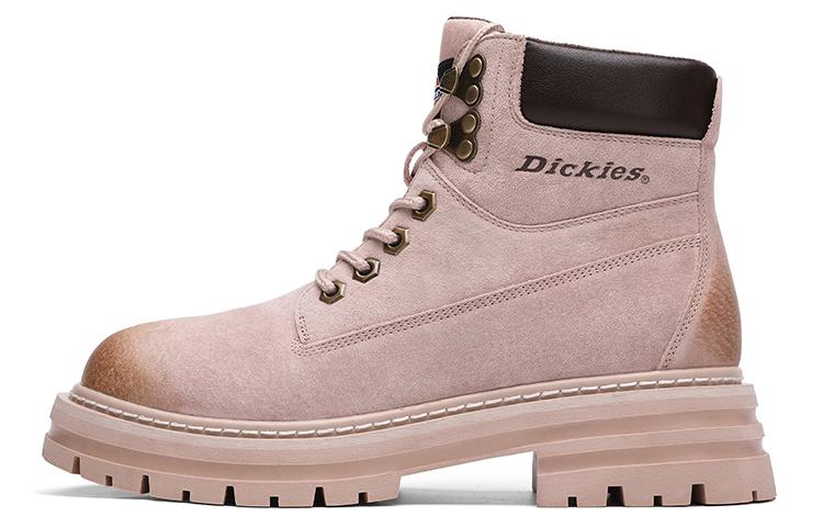 Dickies Kawaii Cute Pink Casual Short Martin Boot Women's Pink