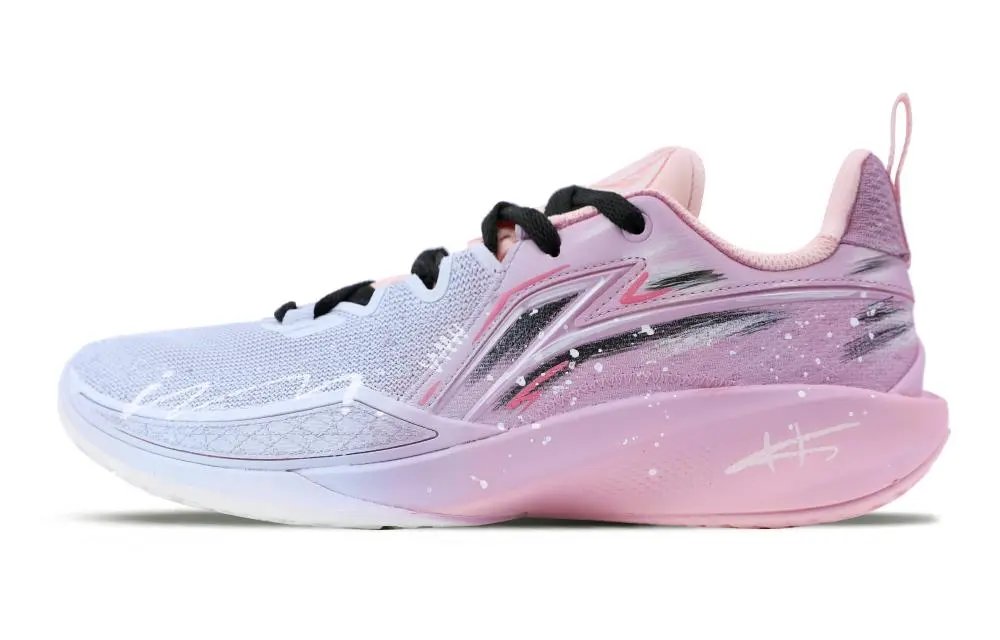 LiNing Speed Ling 2 Wear resistant And Lightweight Low top Basketball Shoes Men's Pink