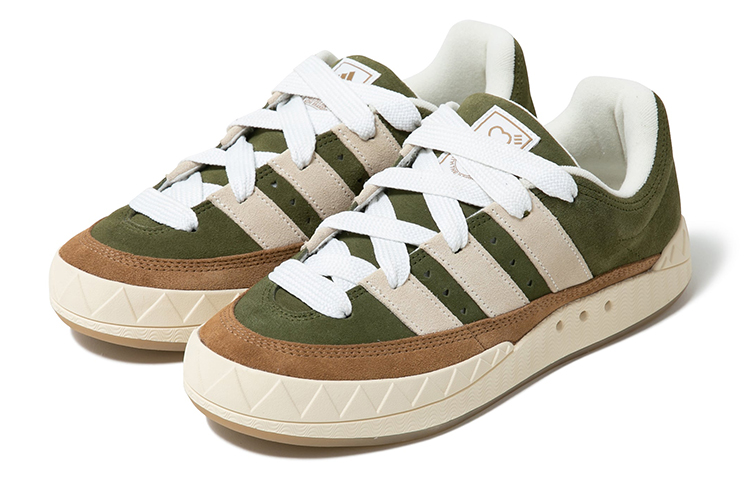 Adimatic Human Made x Adimatic Adidas Originals 'Dust Green Cream White' купить в интернет-магазине Yoocart с быстрой доставкой по России.