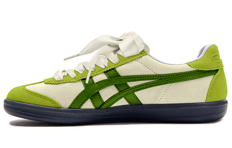 Onitsuka Tiger Tokuten Low Top Skateboard Shoes Unisex Beige Green