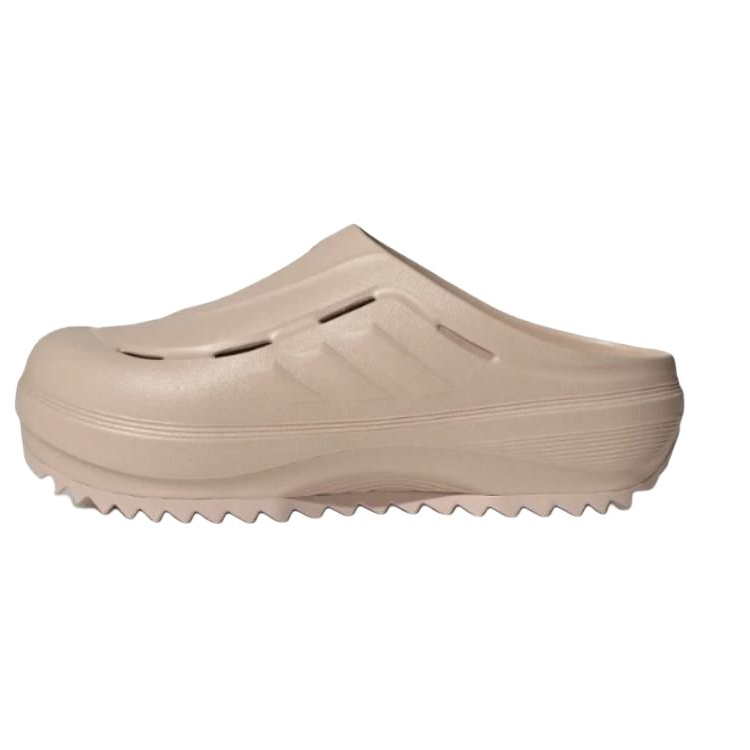 Adidas OZWAVE CLOG Abrasion Resistant Slip Resistant Wrap toe Slippers Unisex Gray Tan Brown