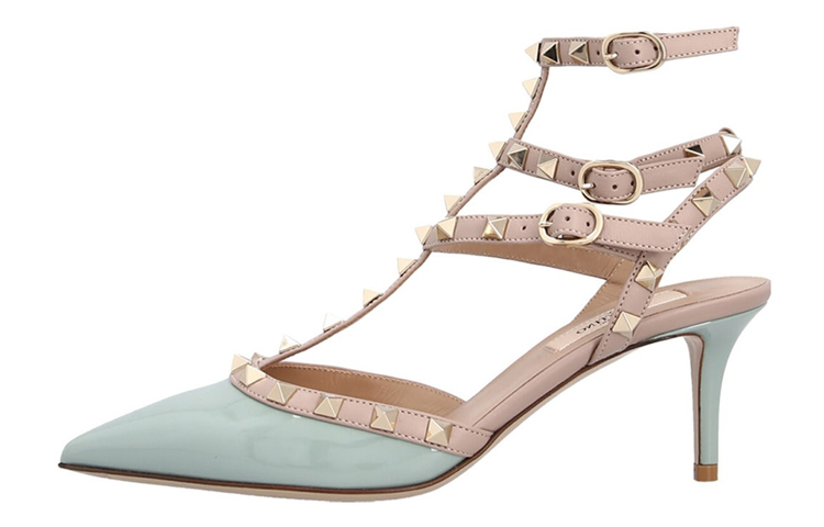 Valentino Slim Heel High Heels Women's Light Blue