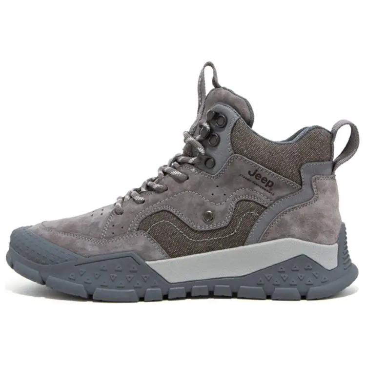 Jeep Short Outdoor Boots Men's Gray