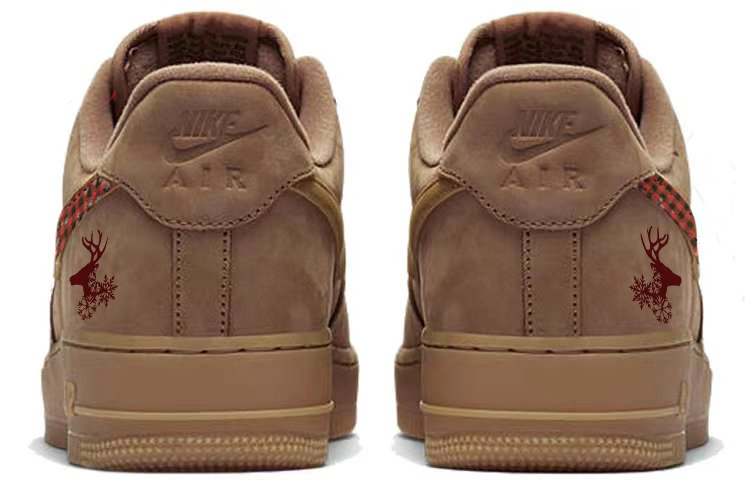 Nike Air Force 1 Anti-Slip And Wear-Resistant Lightweight Low-Top Skateboard Shoes Unisex Wheat купить в интернет-магазине Yoocart с быстрой доставкой по России.