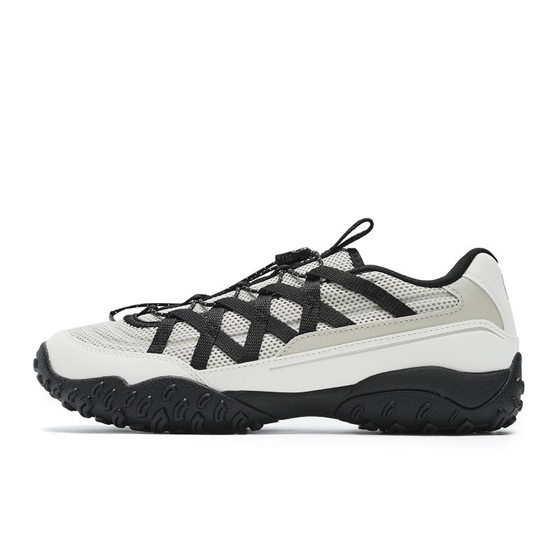 FILA Anti-Slip And Wear-Resistant Breathable Low-Top Chunky Sneakers Women's Vanilla Ice White