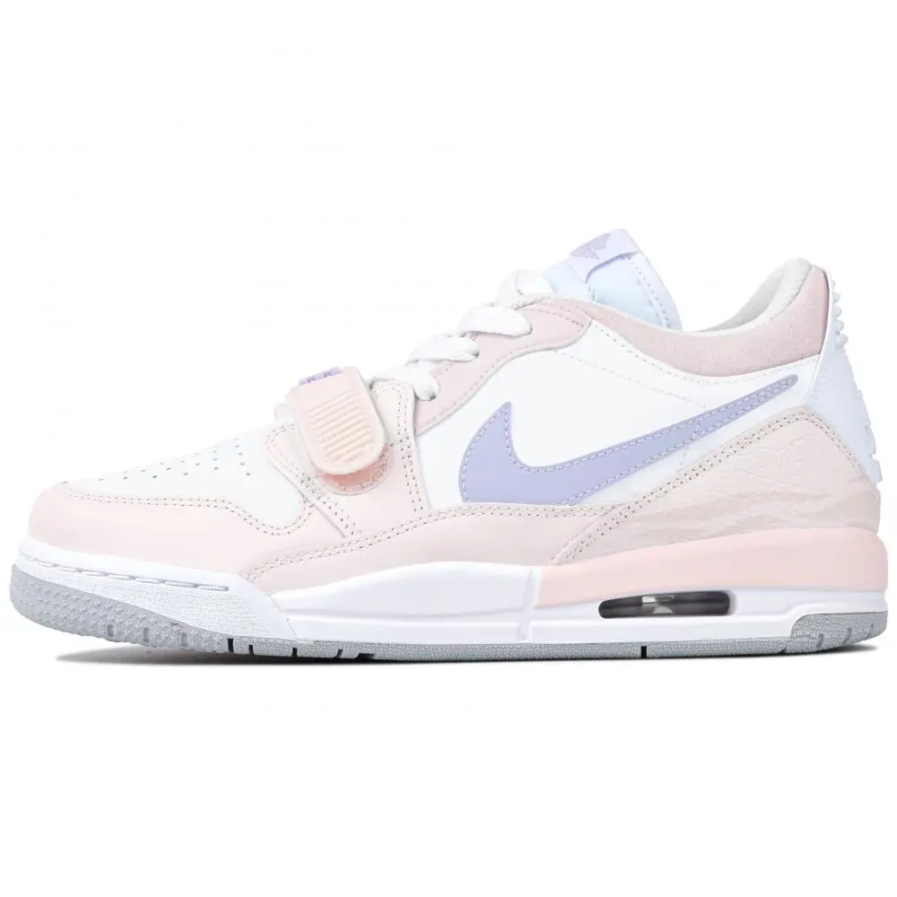 Jordan Legacy 312 Vintage Basketball Shoes Women's Low top White/Purple/Pink