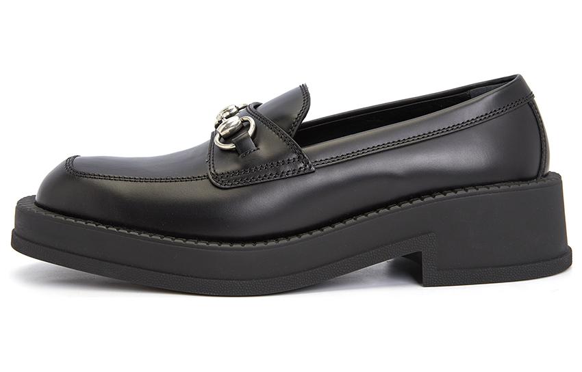 GUCCI Chunky Loafer Horsebit 'Black'