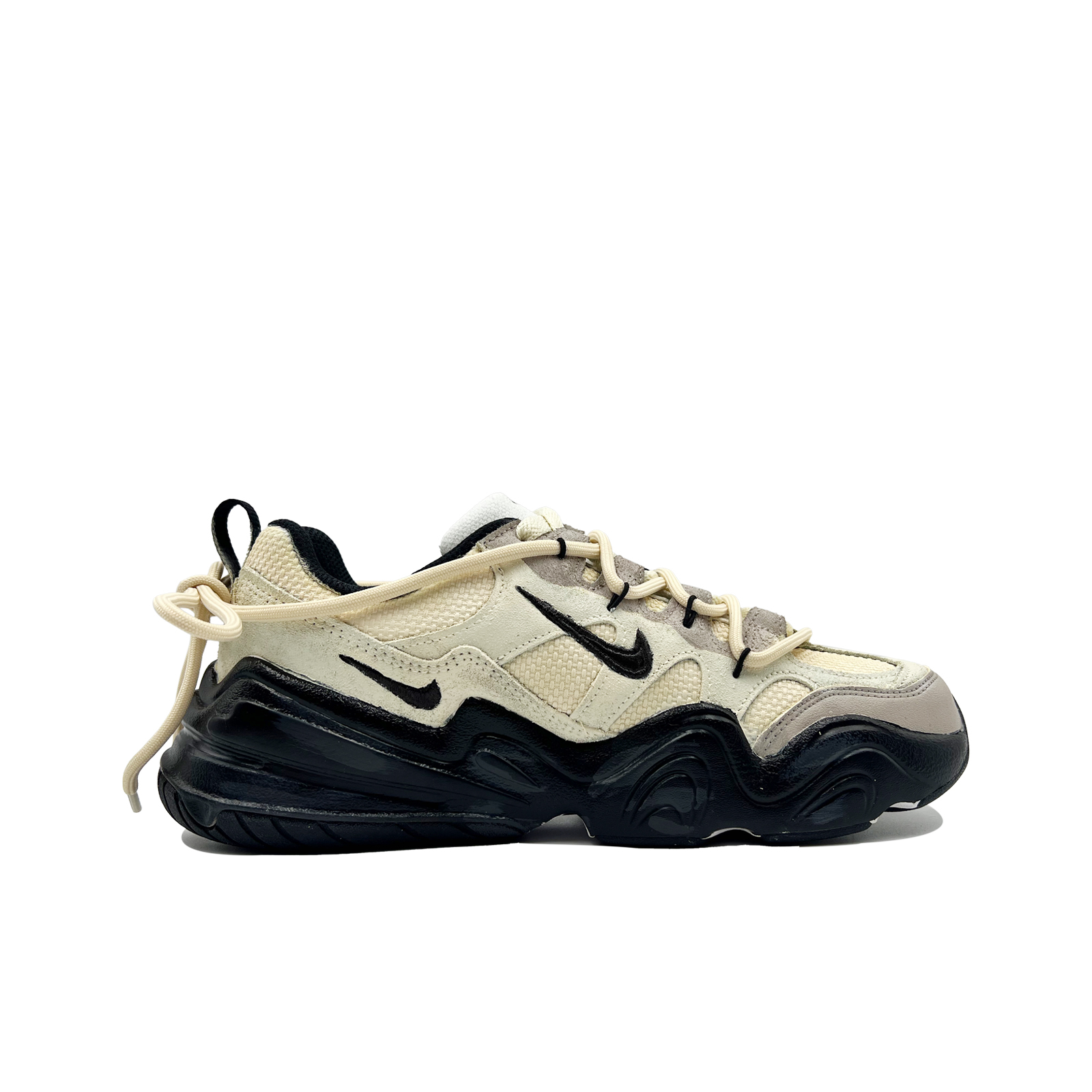 Nike Tech Hera Fearless Mountaineer Cushioning Abrasion Resistant Breathable Low top Casual Shoes Unisex Brown Black