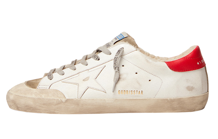 Golden Goose Super Star Stylish Skateboarding Shoes Men's White