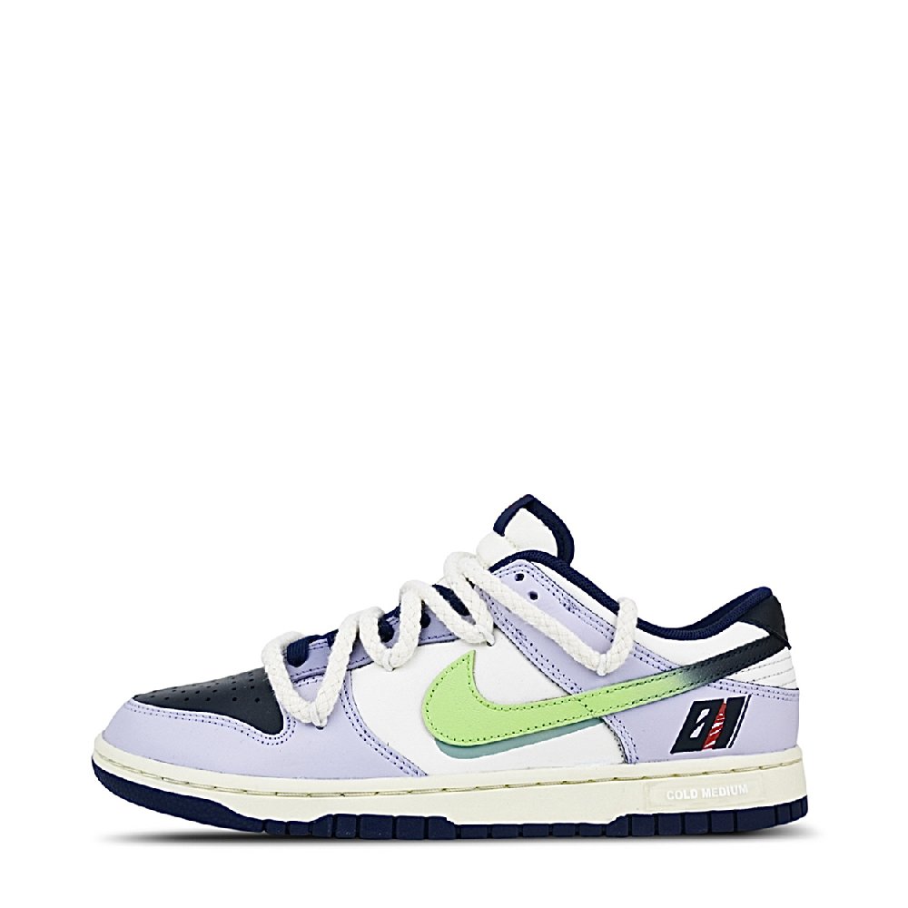 Nike Dunk Anti-Slip Wear-Resistant Low-Top Skateboard Shoes Men's Purple