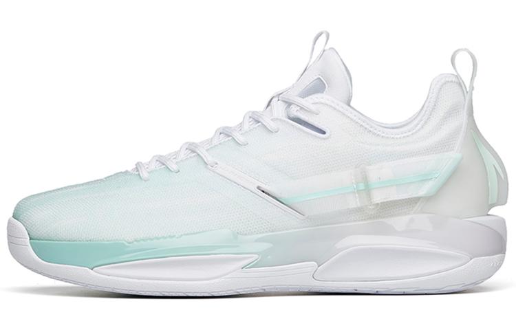 Anta GH3 Frappe Cushioning Support Low-Top Performance Basketball Shoes Men's White Green