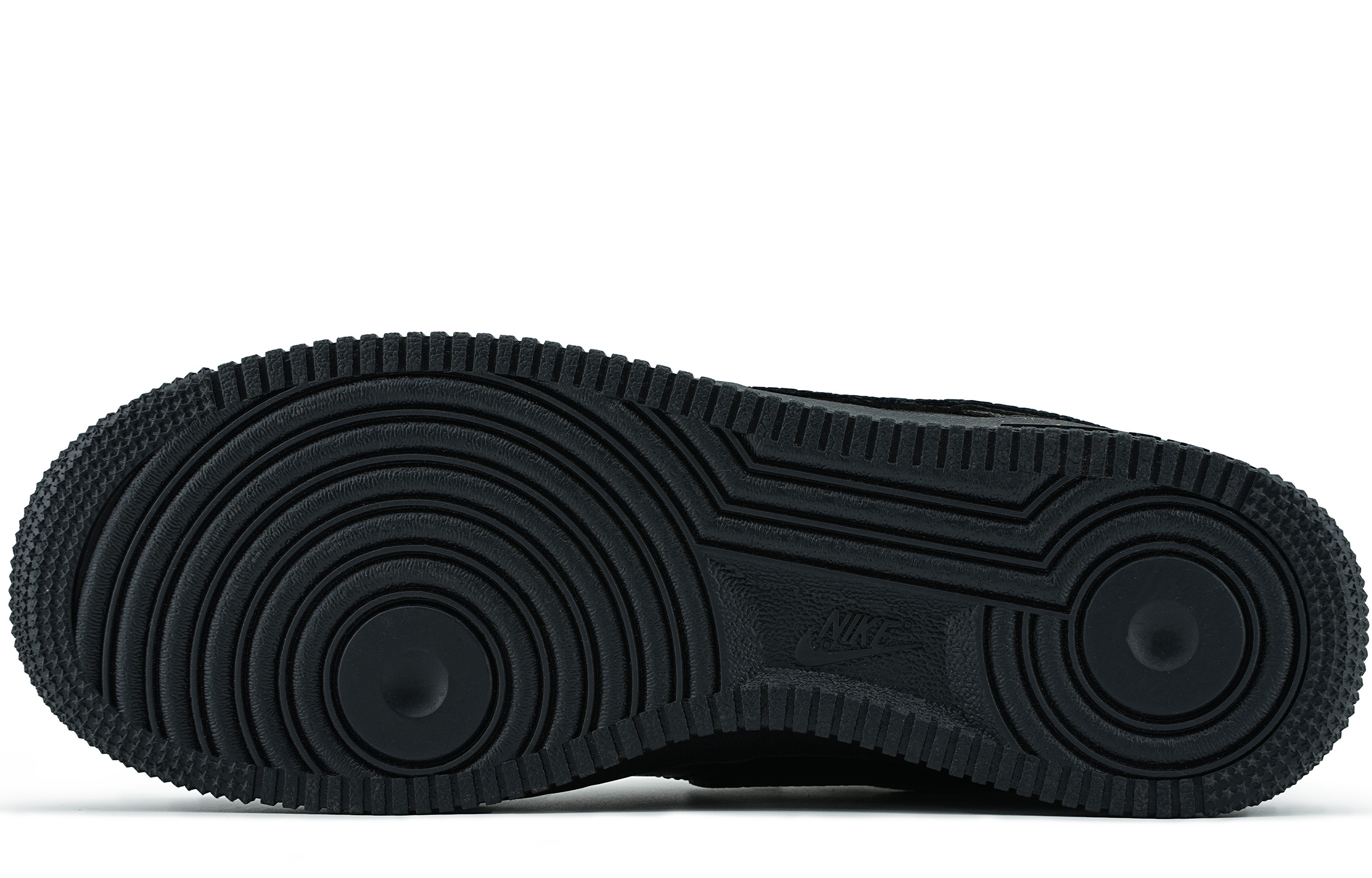 Nike Air Force 1 Abrasion Resistant Height Increasing Low Top Skateboard Shoes Men's Black Silver купить в интернет-магазине Yoocart с быстрой доставкой по России.