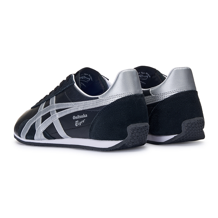 Onitsuka Tiger Runspark Anti Slip Wear Resistant Low Top Casual Shoes Unisex Black Silver купить в интернет-магазине Yoocart с быстрой доставкой по России.