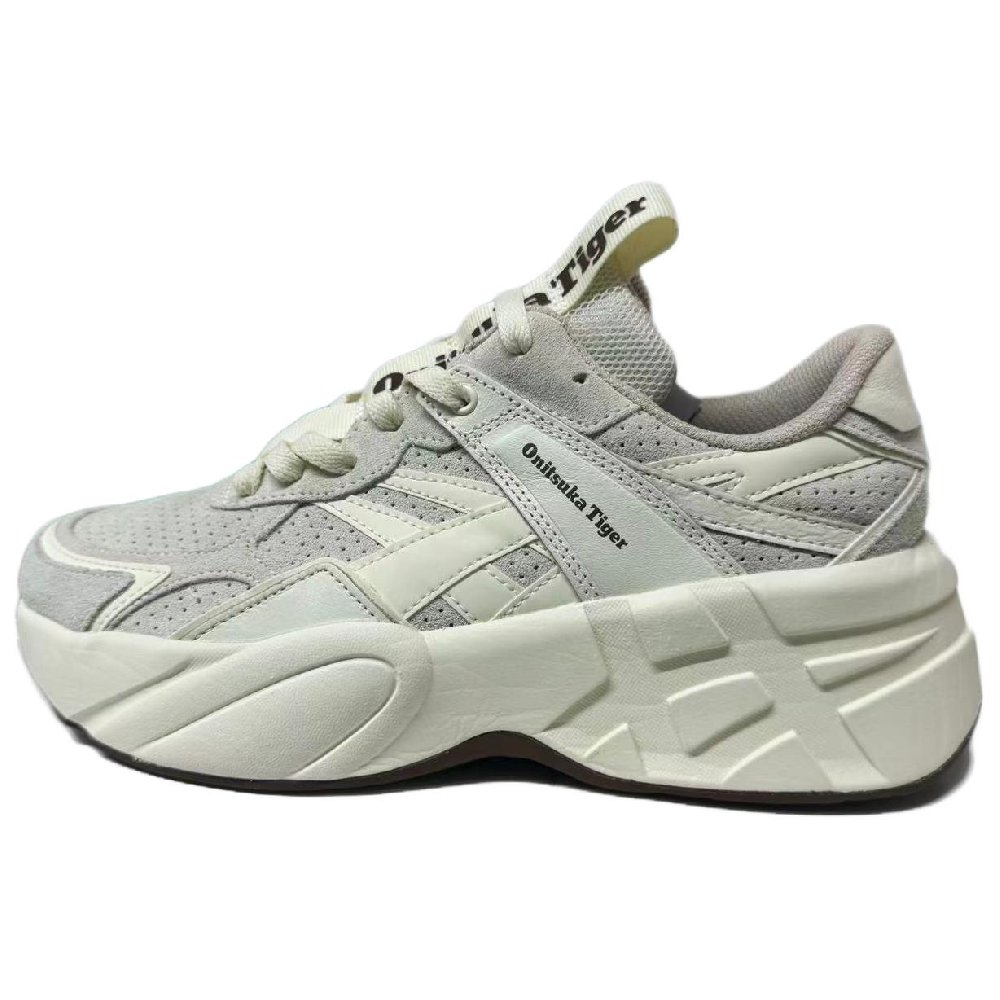 Onitsuka Tiger Height Increasing Low Top Casual Shoes Unisex Ecru