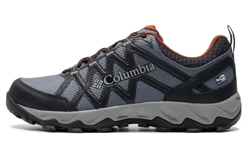 Columbia Wear resistant And Waterproof Low top Outdoor Shoes Men's Gray Black
