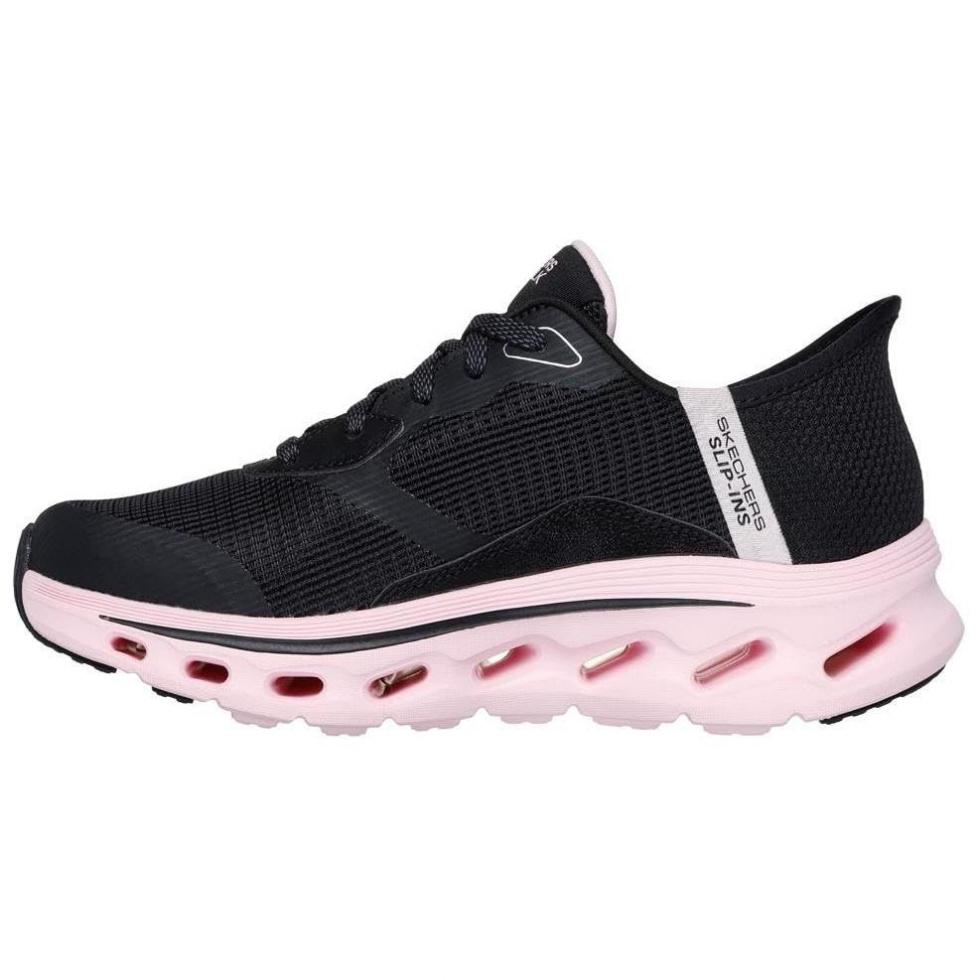 Skechers WOMEN'S GO WALK Anti-Slip Wear-Resistant Low-Top Casual Shoes Women's Black Pink