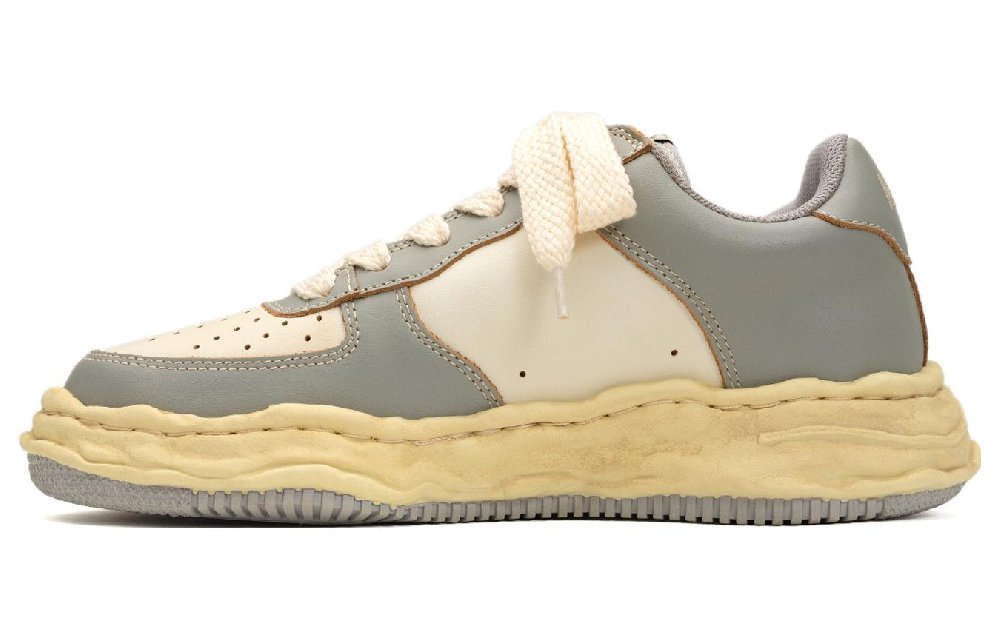 Maison MIHARA YASUHIRO Wayne Panelled Leather Sneakers