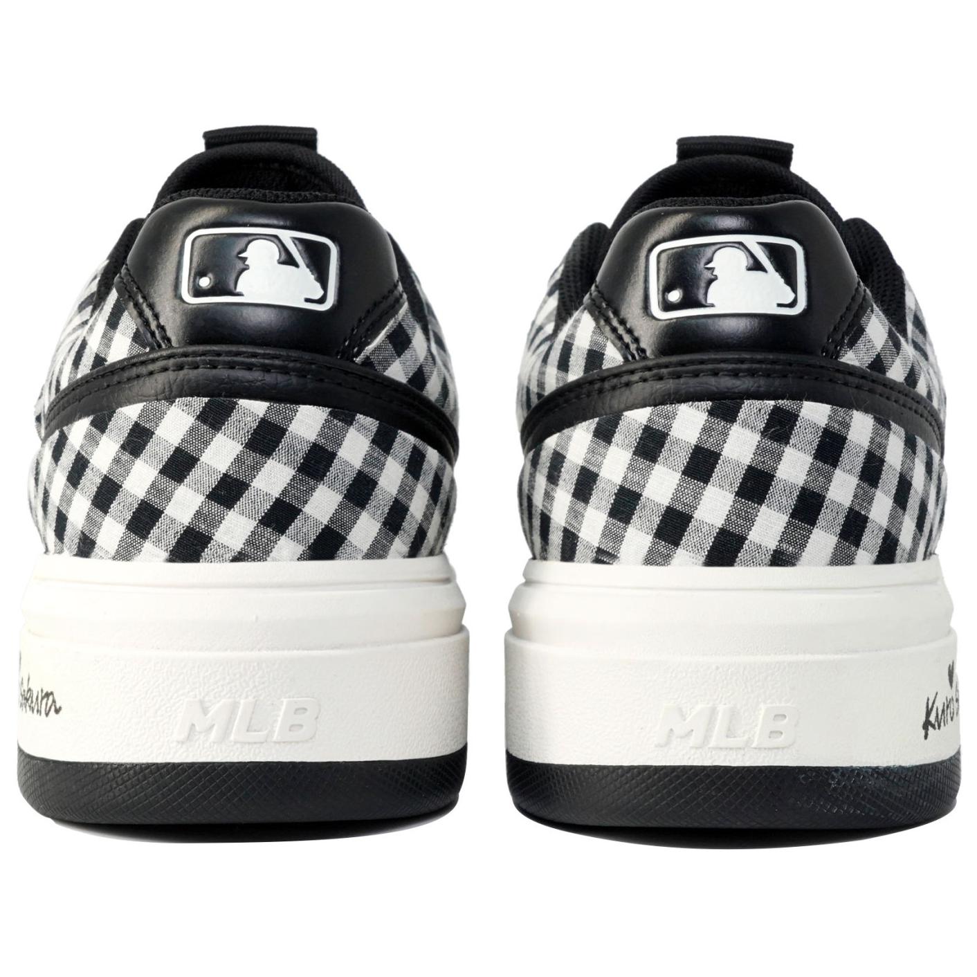 MLB Chunky Liner Slip-Resistant Low-Top Skateboard Shoes Unisex Black White
