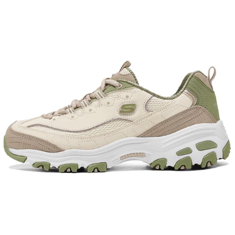 Skechers DLITES Low Top Casual Shoes Women's Brown Green