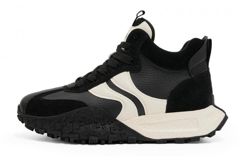 EBLAN Low-Top Casual Shoes Women's Beige Black