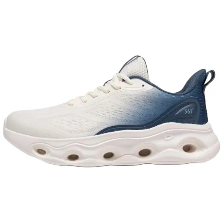 361° Running Shoes Men's Low top Feather White Nostalgic Blue