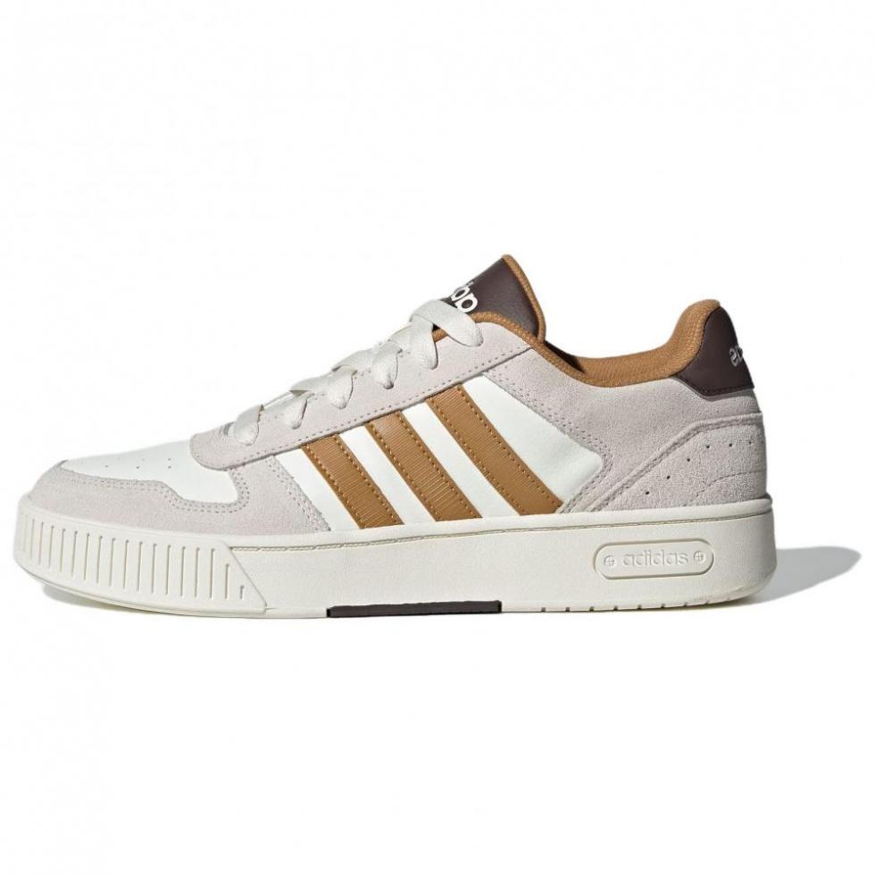 Adidas Anti Slip Wear Resistant Low Top Skateboard Shoes Unisex Beige Brown