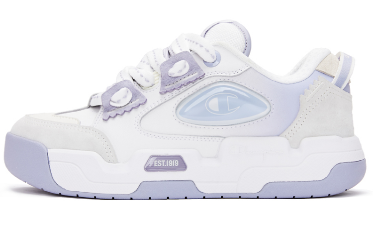 CANOTWAIT_ x Champion Valve V2 Low Top Skateboard Shoes Men's Gray Purple