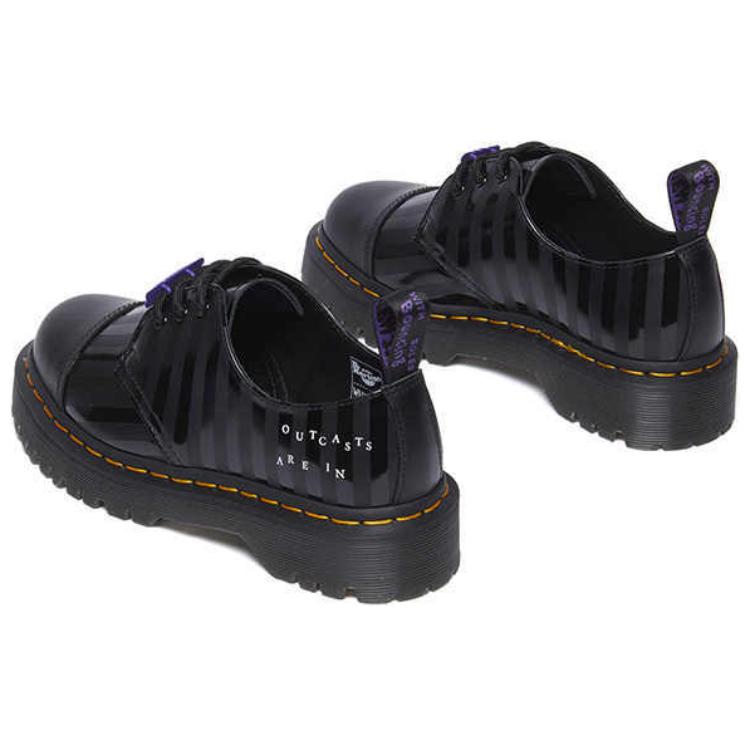 Wednesday x Dr.Martens 1461 Be Low-Top Casual Shoes Unisex Black купить в интернет-магазине Yoocart с быстрой доставкой по России.