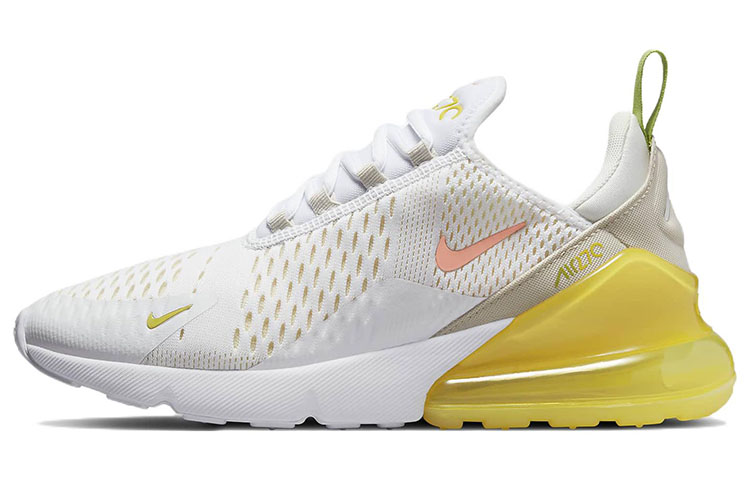 Nike Air Max 270 White Yellow Strike Women's