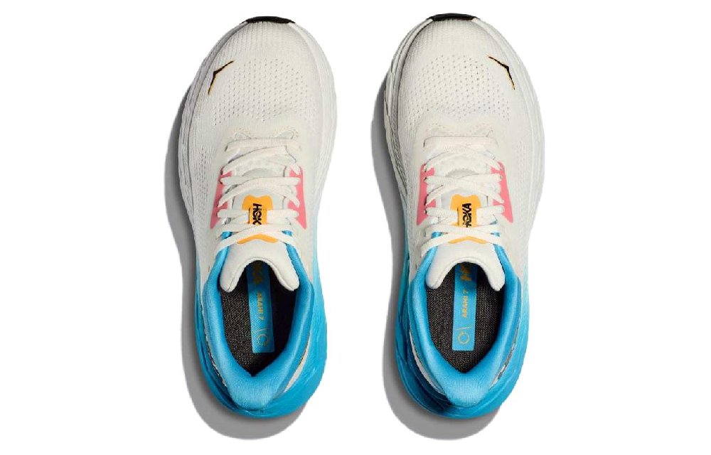 HOKA ONE ONE Arahi 7 Blanc De Blanc Swim Day Women's