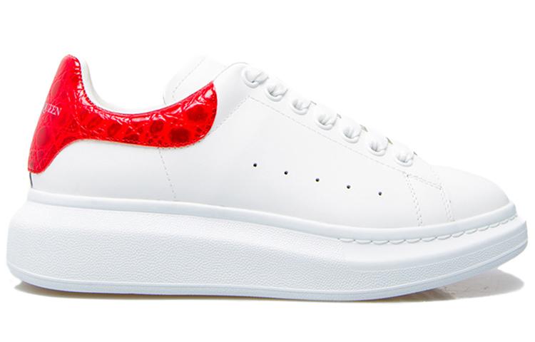 Alexander McQueen Oversized Sneaker 'White Red Crocodile' купить в интернет-магазине Yoocart с быстрой доставкой по России.