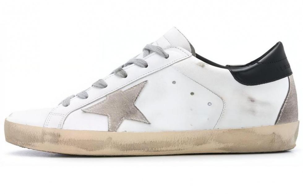 Golden Goose Super-Star White Black Women's