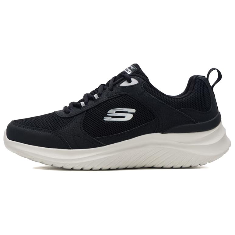Skechers BURNS 2.0 Abrasion Resistant Breathable Running Shoes Men's Black White