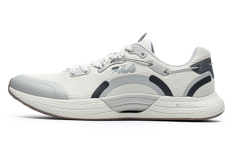 FILA XFT Cushioning Anti-Slip And Wear-Resistant Low-Top Casual Running Shoes Men's Bright Gray