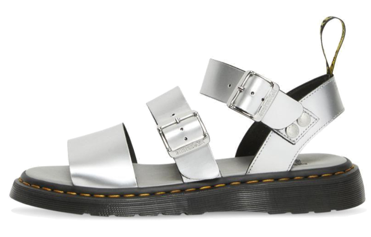 Dr. Martens Gryphon Sandals Silver Women's