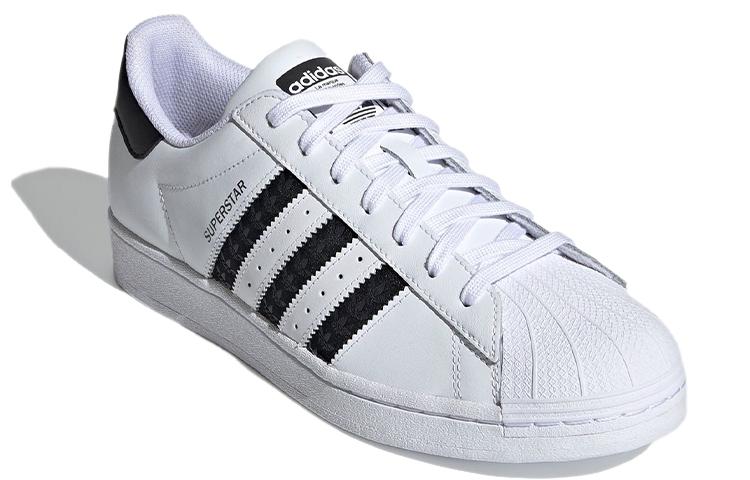 Adidas Superstar 'Logo Stripes White Black' купить в интернет-магазине Yoocart с быстрой доставкой по России.