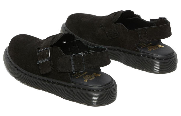 Dr. Martens Jorge Suede Slingback Mule Made In England Black купить в интернет-магазине Yoocart с быстрой доставкой по России.
