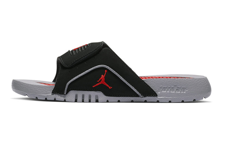 Jordan Hydro 4 Retro Slide GS 'Black Cement Grey'