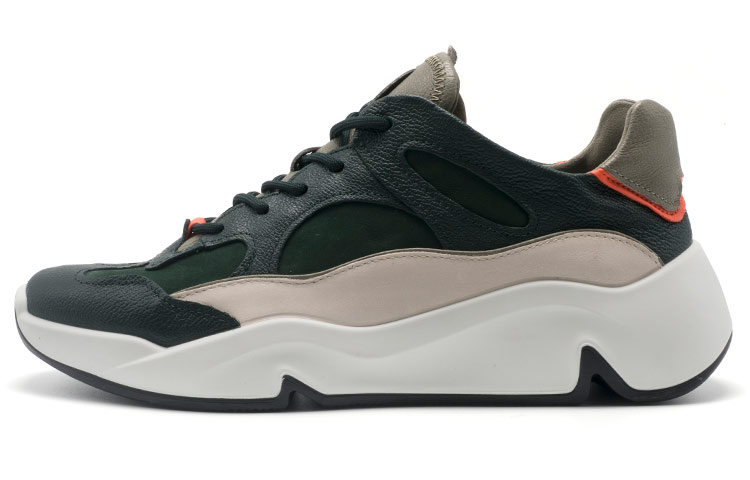 Ecco Tide Fun Low Top Chunky Sneakers Men's Algae Green