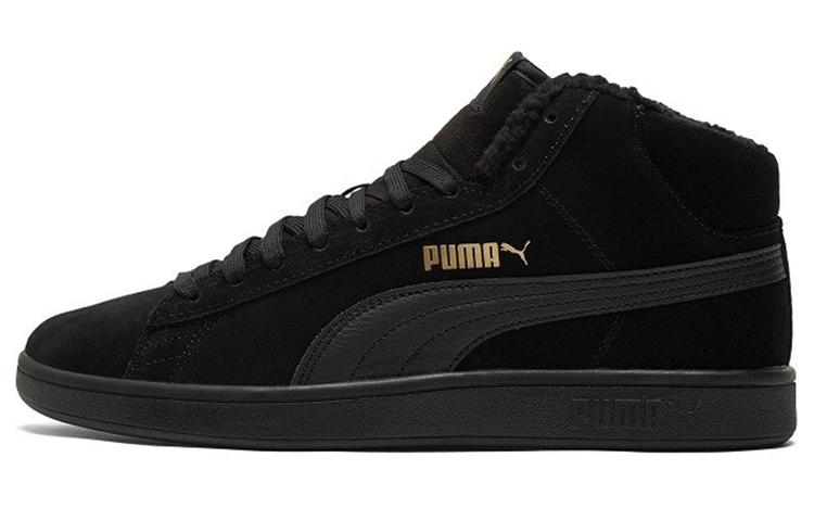 PUMA Smash V2 Mid Winter 'Black Team Gold'