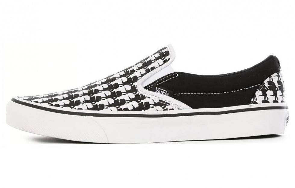 Vans Classic Slip On Karl Lagerfeld Black White