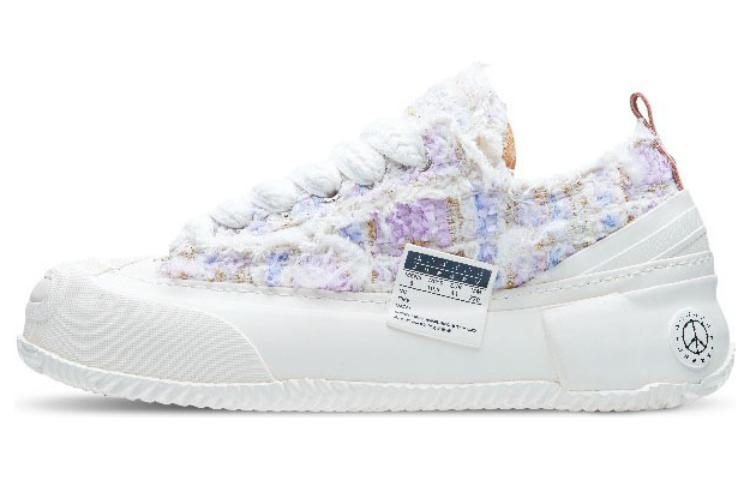 VESSEL G.O.P. 2.0 MARSHMALLOW Lavender Tweed Lows Low-Top Canvas Shoes Unisex Tweed Cotton Candy Purple