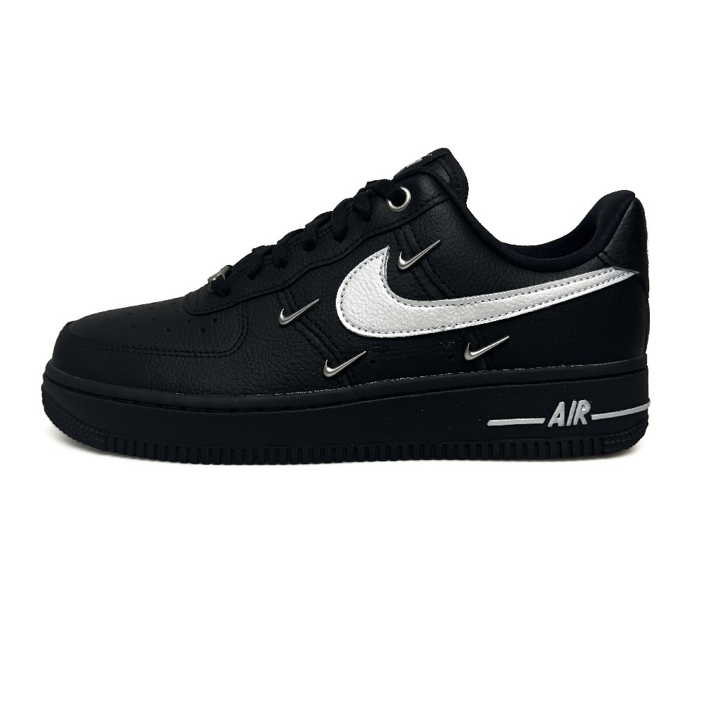 Nike Air Force 1 Slip-Resistant Low-Top Skateboard Shoes Women's Silver